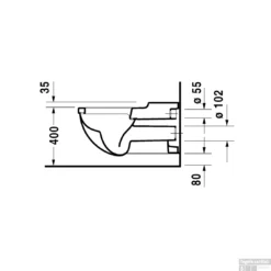 Duravit Starck 3 Wandcloset Diepspoel 37x70x35.5 Cm Keramiek Glanzend Wit -Baden Luxe Verkoop duravit starck 3 wandcloset diepspoel 37x70x35.5 cm keramiek glanzend wit tech4