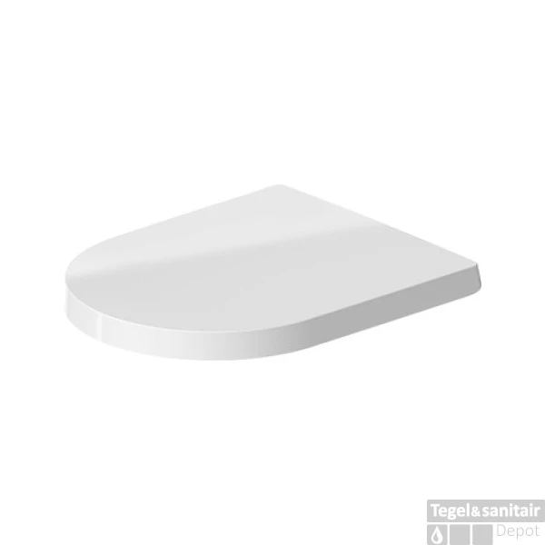 Duravit Toiletzitting ME By Starck Softclose En Quickrelease Systeem 43.8x37.4x5.1 Cm Duroplast Wit