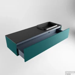 Badkamermeubelset Mondiaz Erin 150 Cm Met 1 Lade Met RIDGE Wastafel Rechts Urban Met 1 Kraangat Greeploos Mat Smag -Baden Luxe Verkoop erin smag ridge urban google 5 0018