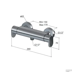 Douchethermostaat Hotbath Friendo Onderaansluiting 2-knop Geborsteld Nikkel -Baden Luxe Verkoop f008gn douchethermostaat hotbath friendo onderaansluiting 2 knop geborsteld nikkel tech 1