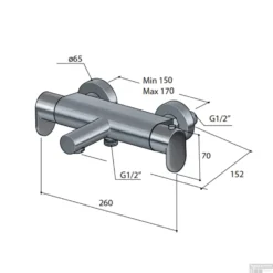 Badthermostaat Hotbath Friendo Opbouw 2-knop 26 Cm Chroom -Baden Luxe Verkoop f022cr badthermostaat hotbath friendo opbouw 2 knop 26 cm chroom tech