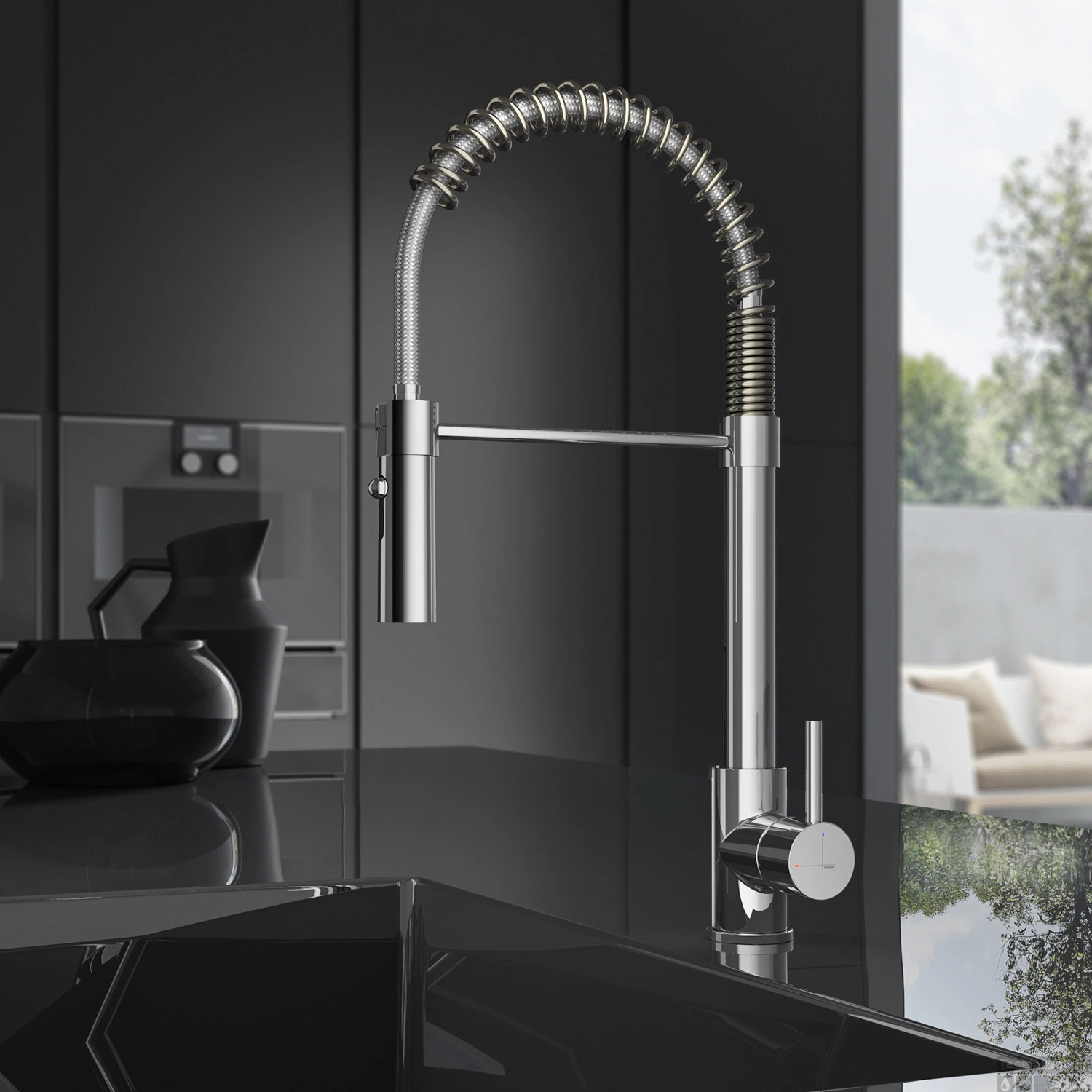 Keukenmengkraan Hotbath Fellow 49 Cm Flexibele Uitloop Chroom 1 Keukenmengkraan Hotbath Fellow 49 Cm Flexibele Uitloop Chroom