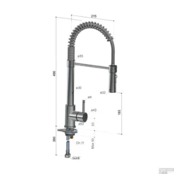 Keukenmengkraan Hotbath Fellow 49 Cm Flexibele Uitloop Chroom 5 Keukenmengkraan Hotbath Fellow 49 Cm Flexibele Uitloop Chroom -Baden Luxe Verkoop fkm13cr keukenmengkraan hotbath fellow 49 cm flexibele uitloop chroom tech