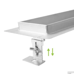 RVS Douchegoot Flens Met Uitneembaar Sifon 180x7cm 6,7cm Diep STANDAARD ROOSTER -Baden Luxe Verkoop flens design rooster 3 9