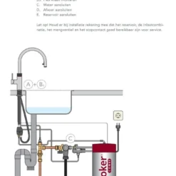 Quooker Flex RVS Met Combi Boiler -Baden Luxe Verkoop flex combi installatie 2