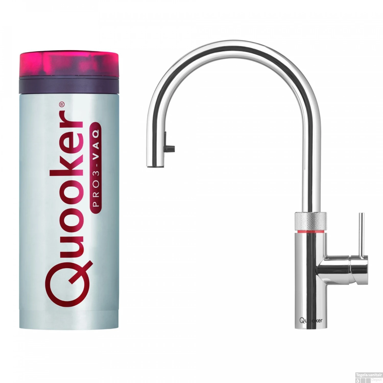 Quooker Flex Chroom Met PRO3 VAQ-E Boiler 1 Quooker Flex Chroom Met PRO3 VAQ-E Boiler