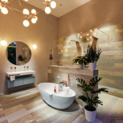 FLOAT Vrijstaand Bad 170x80cm Kleur Clay / Talc -Baden Luxe Verkoop float 2 00006