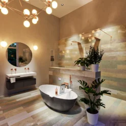 FLOAT Vrijstaand Bad 170x80cm Kleur Dark Grey / Talc -Baden Luxe Verkoop float 2 00009