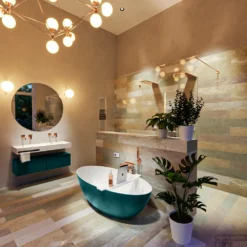 FLOAT Vrijstaand Bad 170x80cm Kleur Smag / Talc -Baden Luxe Verkoop float 2 00015