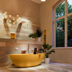 FLOAT Vrijstaand Bad 170x80cm Kleur Ocher / Ocher -Baden Luxe Verkoop float 3 00027