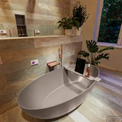 FLOAT Vrijstaand Bad 170x80cm Kleur Smoke / Smoke -Baden Luxe Verkoop float 4 00020