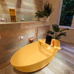FLOAT Vrijstaand Bad 170x80cm Kleur Ocher / Ocher -Baden Luxe Verkoop float 4 00027