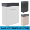 Fonteinkast Sanilux Trendline Stone Links Draaiend (3 Kleuren)