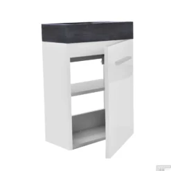 Fonteinkast Sanilux Trendline Stone Links Draaiend (3 Kleuren) -Baden Luxe Verkoop fonteinkast sanilux trendline stone ssp32040 l shop