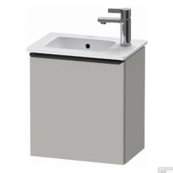 Fonteinkast Duravit D-Neo Wand 410x274x440 Mm Links Mat Betongrijs