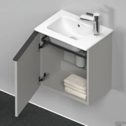 Fonteinkast Duravit D-Neo Wand 410x274x440 Mm Links Mat Betongrijs -Baden Luxe Verkoop fonteinkast duravit d neo wand 410x274x440 mm links mat betongrijs 4