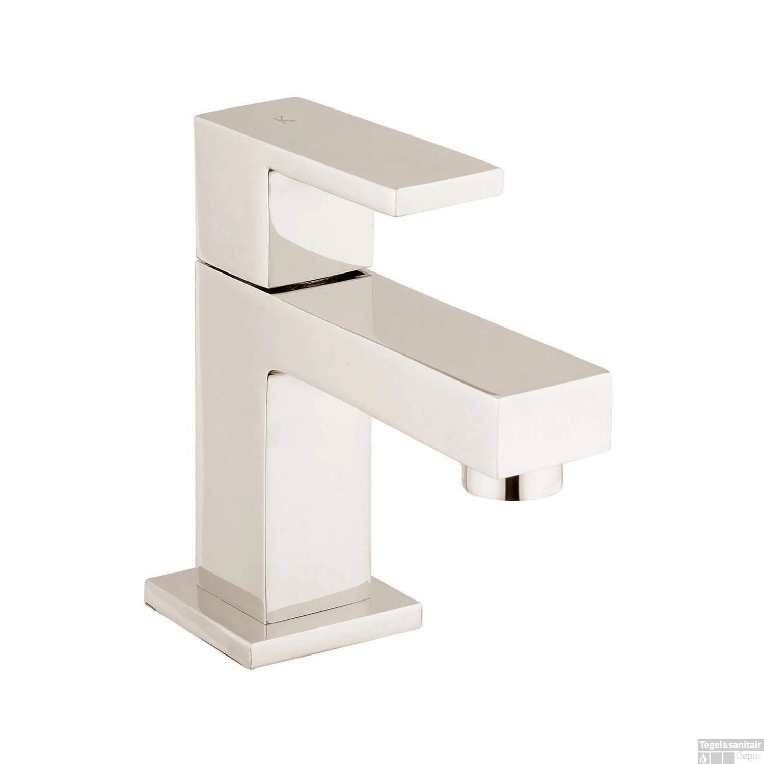 Fonteinkraan Boss & Wessing Brilliance Vierkant Design Geborsteld Staal