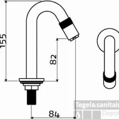 Fonteinkraan Clou Freddo 9 8.4x15.5cm Chroom 18 Fonteinkraan Clou Freddo 9 8.4x15.5cm Chroom -Baden Luxe Verkoop fonteinkraan clou freddo 9 8.4x15.5cm chroom tech
