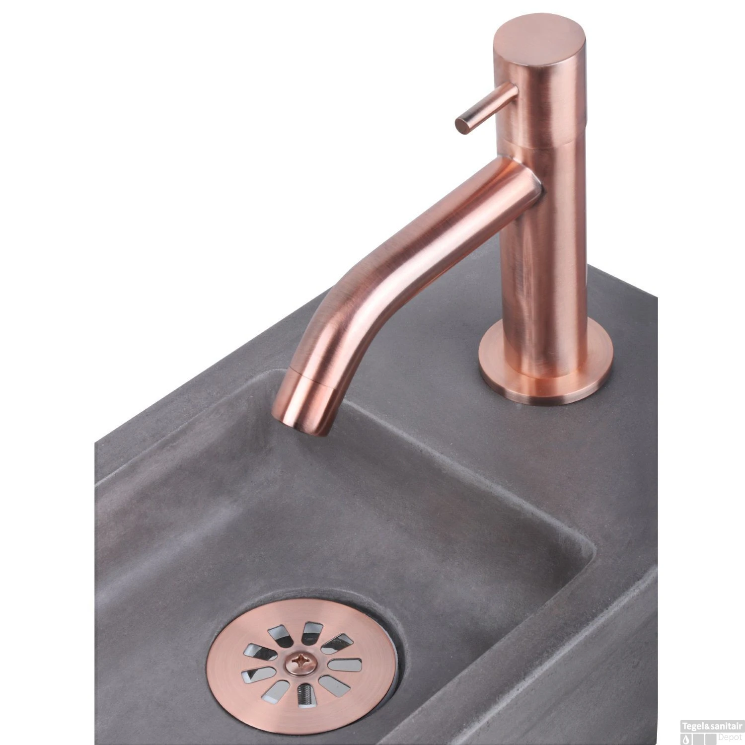 Fonteinkraan Differnz Mix Gebogen Koper 3 Fonteinkraan Differnz Mix Gebogen Koper - Afbeelding 3