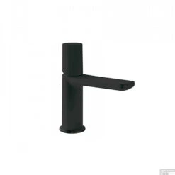 Fonteinkraan Tres Loft Colors 1-Knop Uitloop Recht 10 Cm Rond Mat Zwart