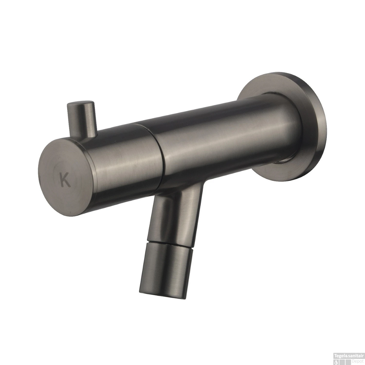 Fonteinkraan Wiesbaden Amador Inbouw 1/2 Gunmetal 1 Fonteinkraan Wiesbaden Amador Inbouw 1/2 Gunmetal