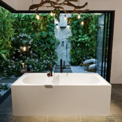 FREEZE Vrijstaand Bad 180x85cm Kleur Talc / Talc -Baden Luxe Verkoop freeze 2 00002