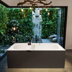 FREEZE Vrijstaand Bad 180x85cm Kleur Dark Grey / Talc -Baden Luxe Verkoop freeze 2 00009