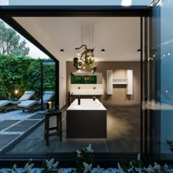 FREEZE Vrijstaand Bad 180x85cm Kleur Dark Grey / Talc -Baden Luxe Verkoop freeze 3 00009