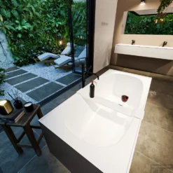 FREEZE Vrijstaand Bad 180x85cm Kleur Dark Grey / Talc -Baden Luxe Verkoop freeze 4 00009