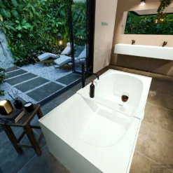 FREEZE Vrijstaand Bad 180x85cm Kleur Greey / Greey -Baden Luxe Verkoop freeze 4 00018