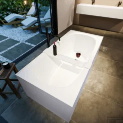 FREEZE Vrijstaand Bad 180x85cm Kleur Cale / Talc -Baden Luxe Verkoop freeze 5 00008