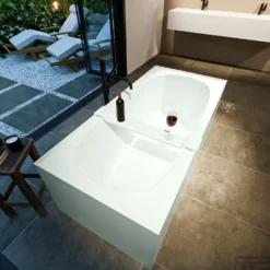 FREEZE Vrijstaand Bad 180x85cm Kleur Greey / Greey -Baden Luxe Verkoop freeze 5 00018