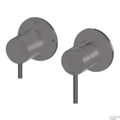 Inbouw Douche-/Badmengkraan Lagoo Garda Met 2-weg Omstel Hendel Gunmetal