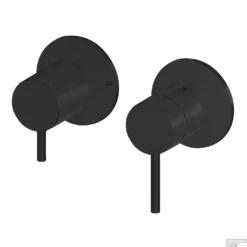 Inbouw Douche-/Badmengkraan Lagoo Garda Met 2-weg Omstel Hendel Mat Zwart