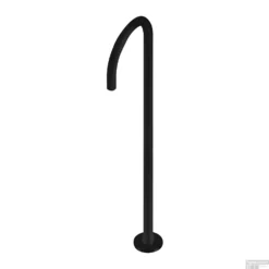 Vrijstaande Baduitloop Lagoo Garda Inbouw Messing Mat Zwart