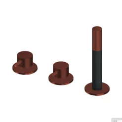 Badrandcombinatie Lagoo Garda Met Mengkraan, Omstel En Handdouche Messing Geborsteld Koper PVD