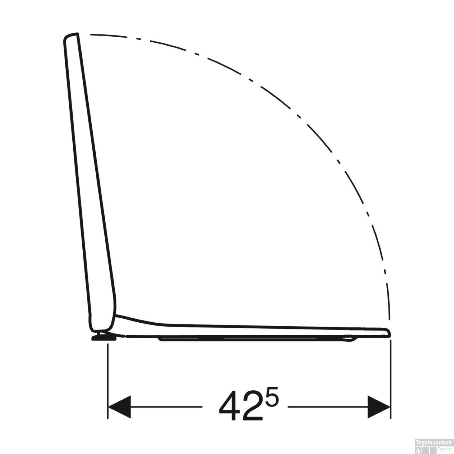 Geberit Econ Closetzitting Met Deksel Wit 3 Geberit Econ Closetzitting Met Deksel Wit - Afbeelding 3