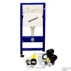 Geberit UP100 Toiletset Compleet | Inbouwreservoir | Salenzi Civita Mat Antraciet Met Drukplaat -Baden Luxe Verkoop geberit up100 toiletset wandcloset salenzi civita mat antraciet met delta 21 drukplaat 6