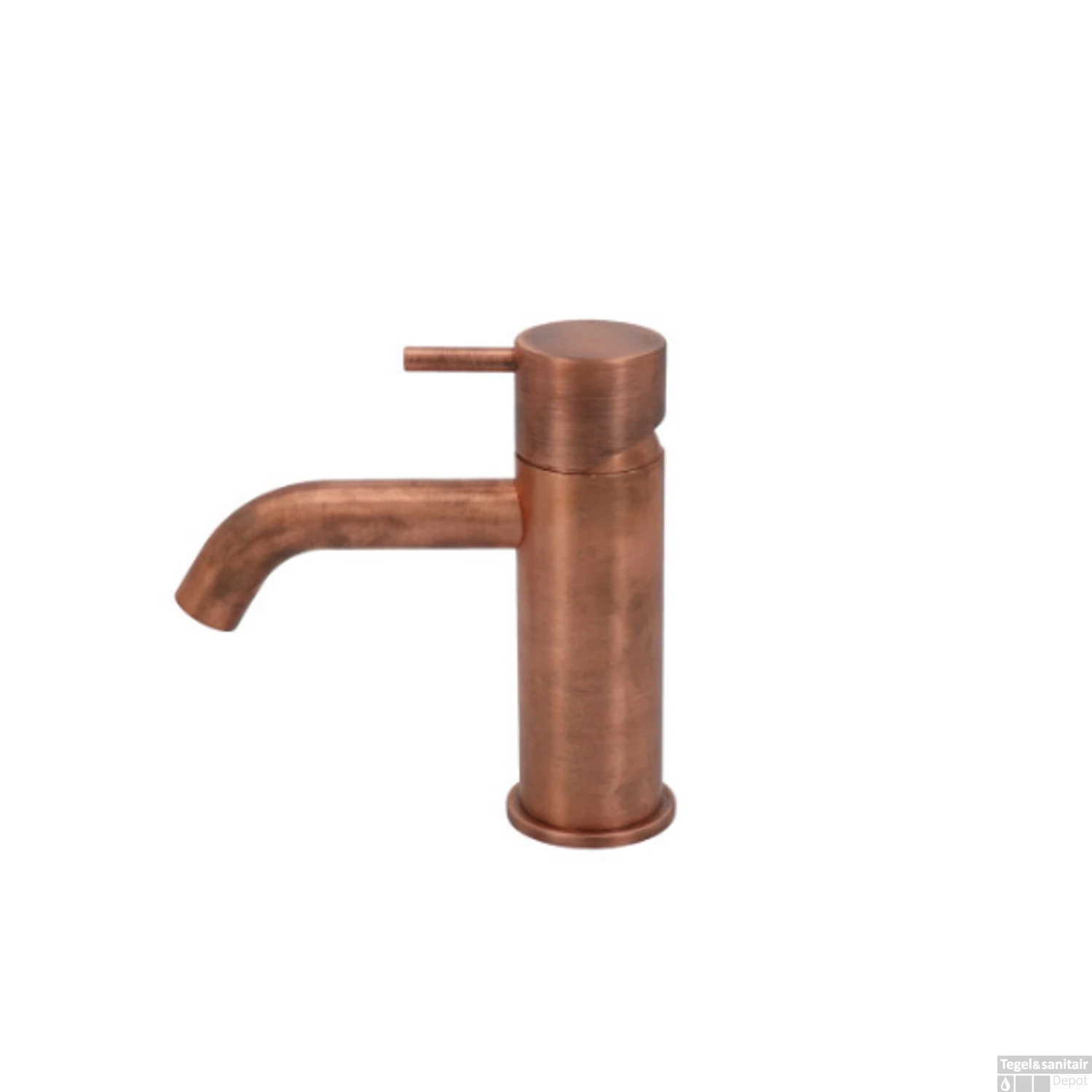 Wastafelmengkraan Hotbath Cobber 1-hendel Gebogen 14.3 Cm Living Colour Geborsteld Koper 2 Wastafelmengkraan Hotbath Cobber 1-hendel Gebogen 14.3 Cm Living Colour Geborsteld Koper - Afbeelding 2