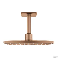 Regendoucheset Grohe Rainshower SmartActive Cube 31 Cm Met Plafondarm Warm Sunset Geborsteld