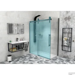 Zijwand Sapho Volcano 100x200 Cm 8 Mm Helder Glas Tbv Nisdeur Volcano Mat Zwart -Baden Luxe Verkoop gv3410 zijwand sapho volcano 100x200 cm 8 mm helder glas tbv nisdeur volcano mat zwart 2