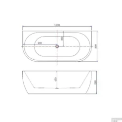 Half Vrijstaande Whirlpool Wiesbaden Wall 180x80x58 Cm Luchtsysteem Met Gunmetal Jets Mat Wit -Baden Luxe Verkoop half vrijstaande whirlpool wiesbaden wall 180x80x58 cm luchtsysteem met gunmetal jets mat wit tech