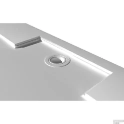 Douchebak Gegoten Marmer Sapho Irena 140x90x3.5 Cm Rechthoek Wit -Baden Luxe Verkoop hi14090 douchebak marmer sapho irena 140x90x3.5 cm rechthoek wit 4