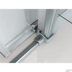 Douchecabine Hoekinstap Wiesbaden Inclusief Twee Schuifdeuren 90x90x200 Cm 8mm NANO Glas -Baden Luxe Verkoop hoekinstap wiesbaden twee schuifdeuren 90x90x200 cm chr.8mm nano detail2