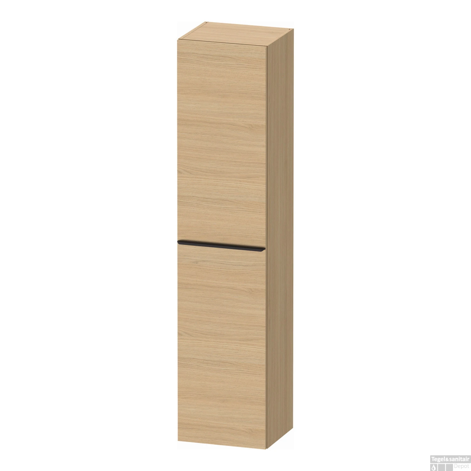 Hoge Kast Duravit D-Neo Kolomkast Wand 176 Cm Rechtsdraaiend Mat Natuur Eiken