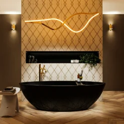 HOLM Vrijstaand Bad 180x85cm Kleur Urban / Urban -Baden Luxe Verkoop holm 2 00016