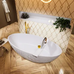 HOLM Vrijstaand Bad 180x85cm Kleur Cale / Cale -Baden Luxe Verkoop holm 4 00021