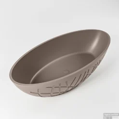 HOLM Vrijstaand Bad 180x85cm Kleur Smoke / Smoke