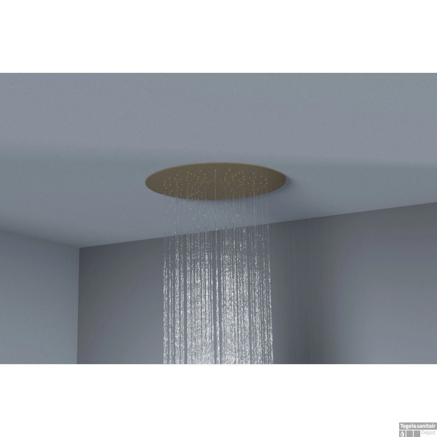 Hoofddouche Belleza Bagno ClipOn Inbouw Regendouche Rond 34 Cm Mat Brons 3 Hoofddouche Belleza Bagno ClipOn Inbouw Regendouche Rond 34 Cm Mat Brons - Afbeelding 3