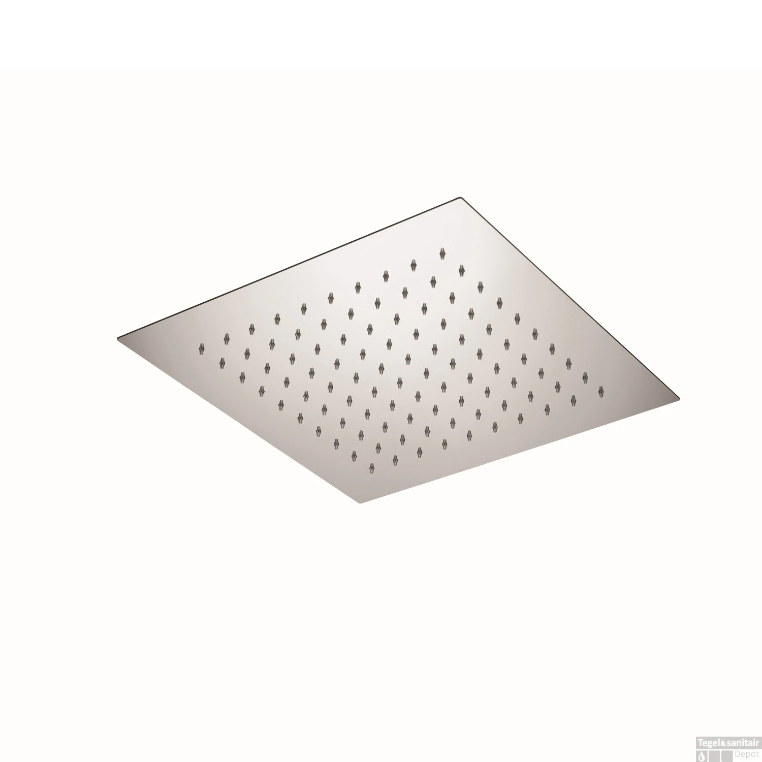 Hoofddouche Belleza Bagno ClipOn Inbouw Regendouche Vierkant 34x34 Cm Chroom - Afbeelding 2